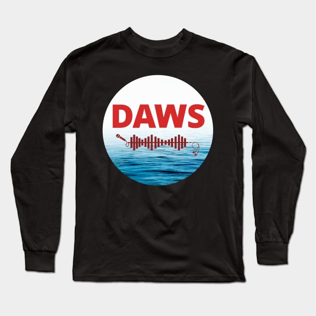 DAWS - Music Production Long Sleeve T-Shirt by fwerkyart